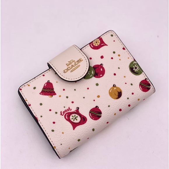 Coach Medium Corner Zip Wallet In Signature Canvas - Picture 7 of 11